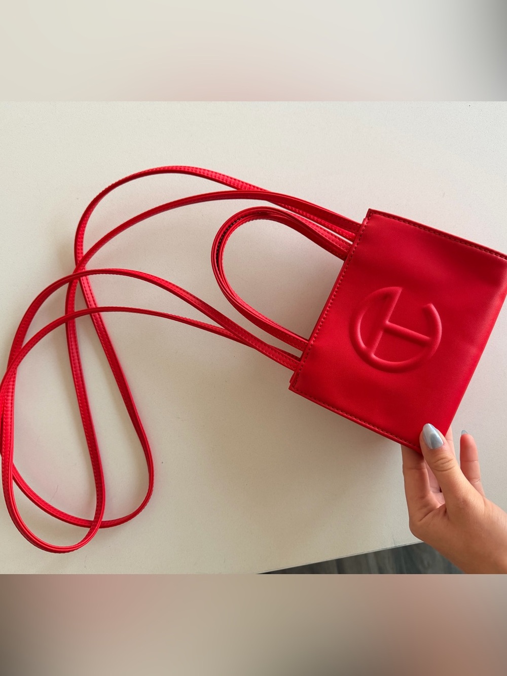 Red Mini Telfar Purse